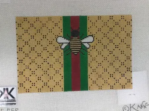 * Kimberly Ann Needlepoint SF05B Bee and Stripes