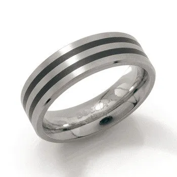 0101-17 Boccia Titanium Ring