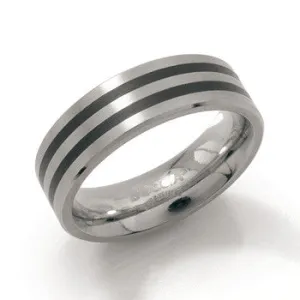 0101-17 Boccia Titanium Ring