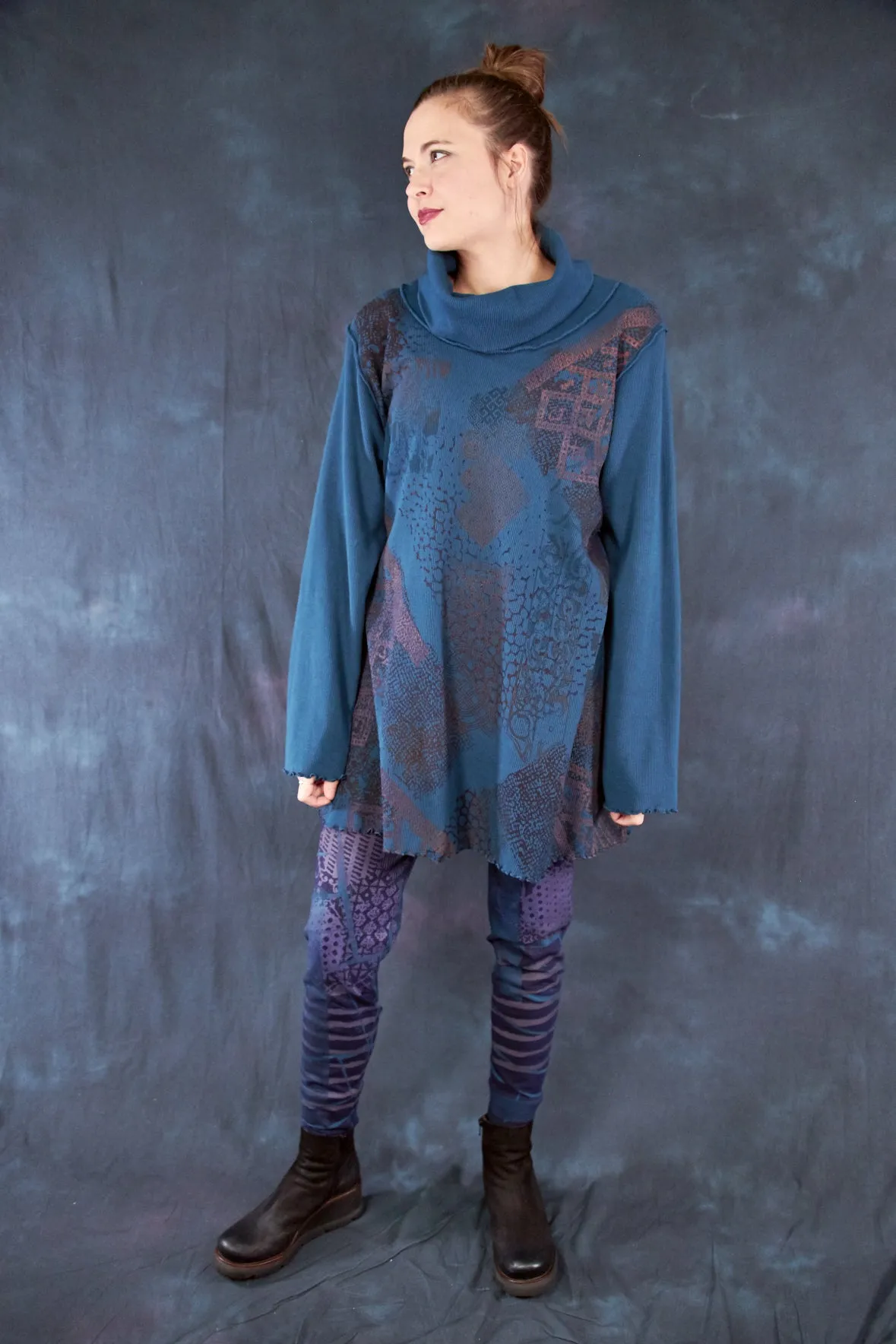 1584 Northern Lights Thermal Tunic Teal-P