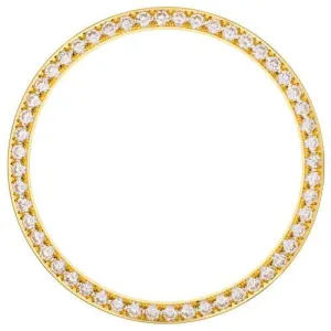 1.75 Ct Bead Set Custom Mined Diamond Bezel To Fit Rolex Date Watch