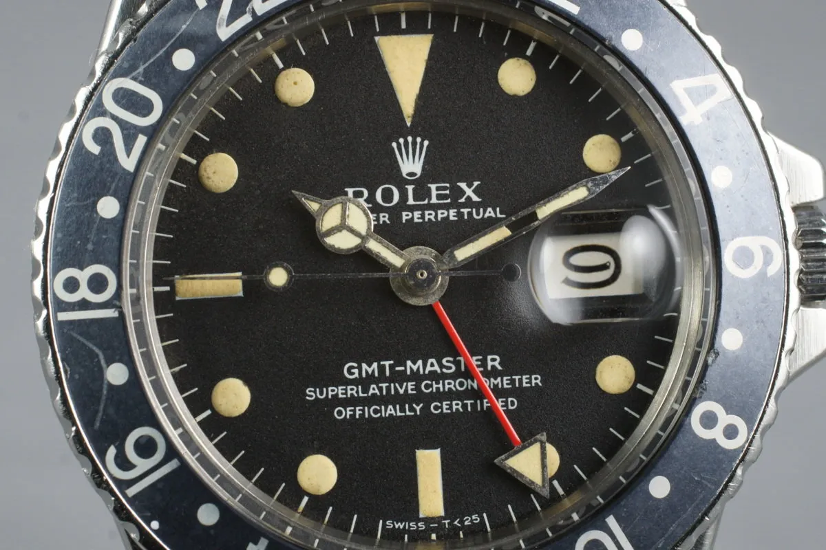 1967 Rolex GMT 1675 Mark I Dial