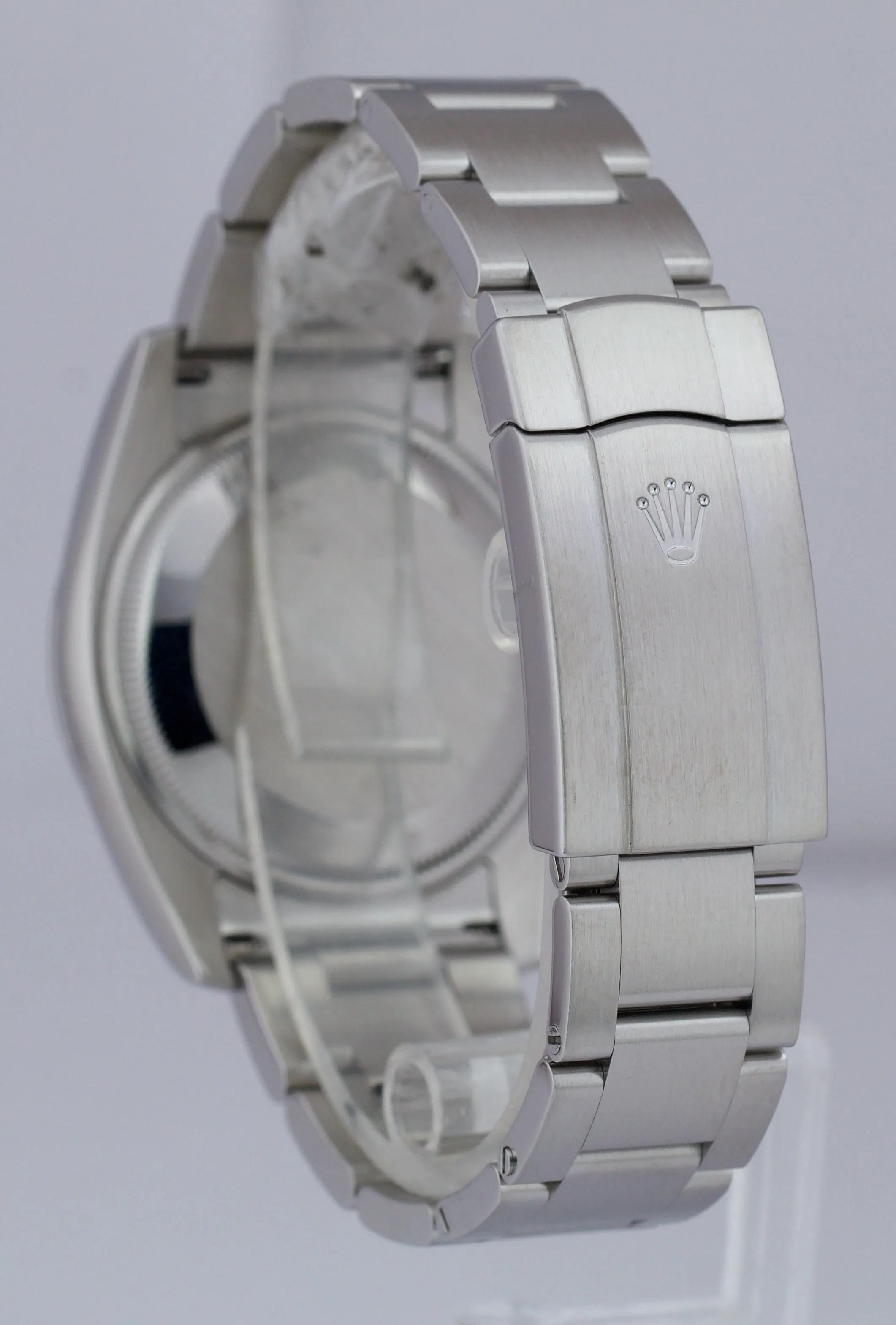 2017 MINT Rolex Oyster Perpetual Olive Green Stainless Steel 34mm Watch 114200