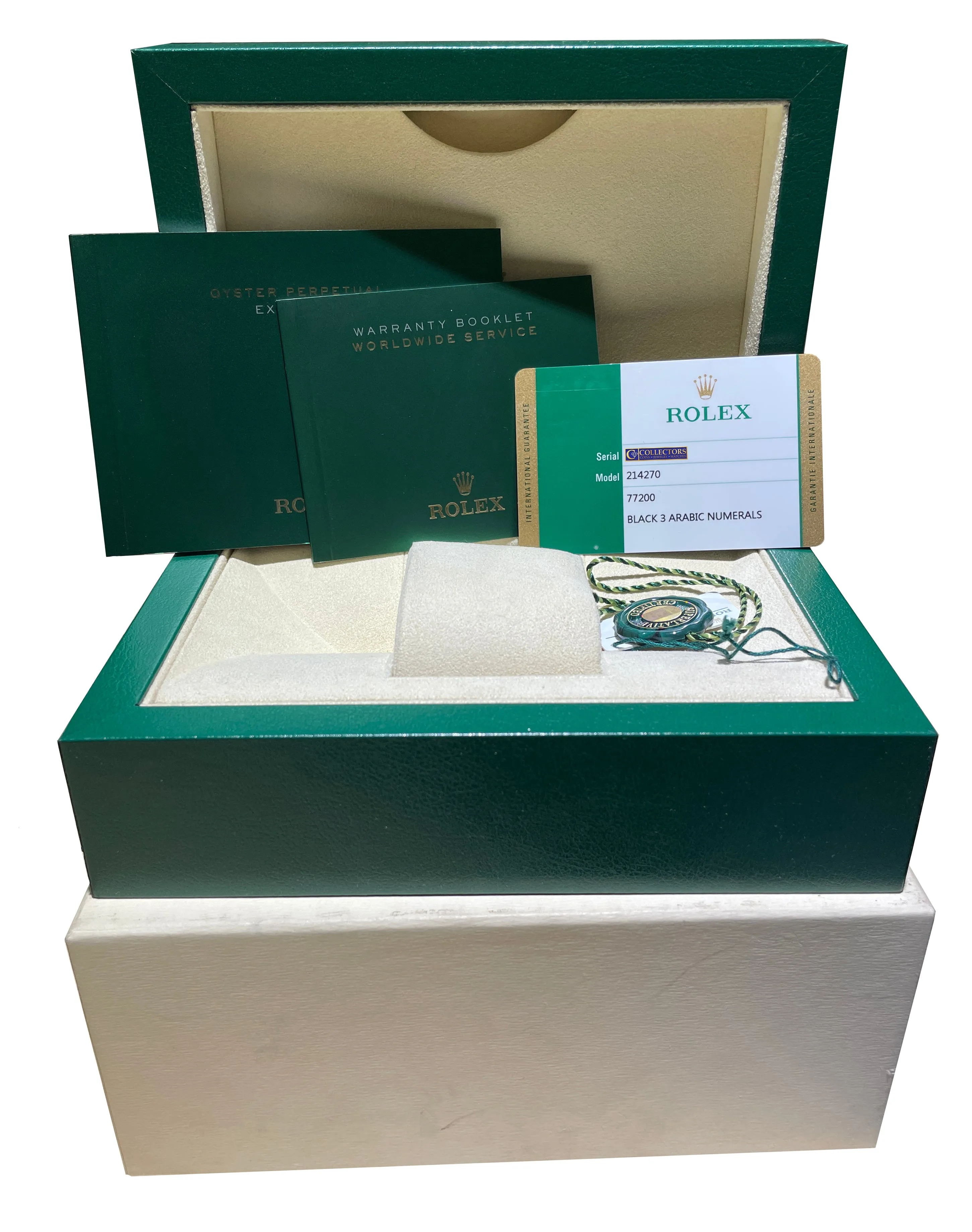 2017 Rolex Explorer I Black 3-6-9 FULL LUME 39mm Stainless Steel Watch 214270
