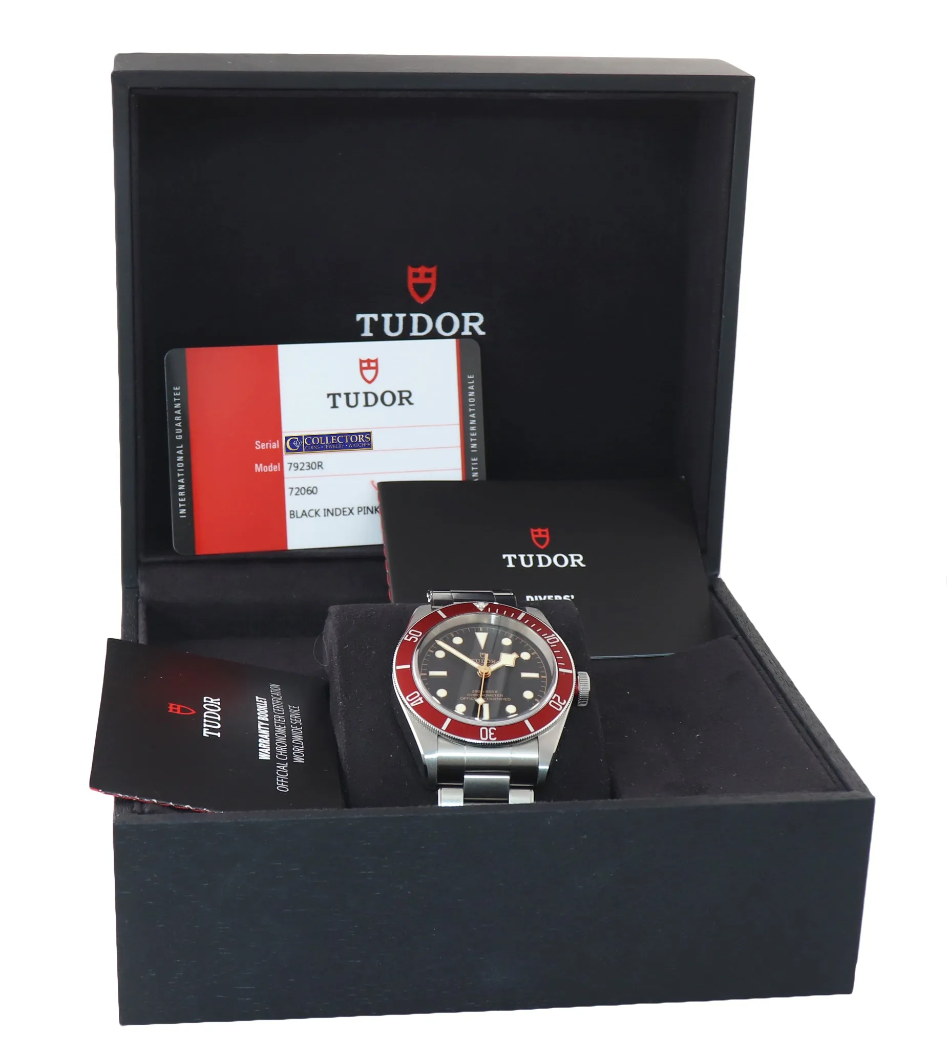 2019 COMPLETE Tudor Heritage Black Bay 79230R Stainless Steel Black Dive Watch