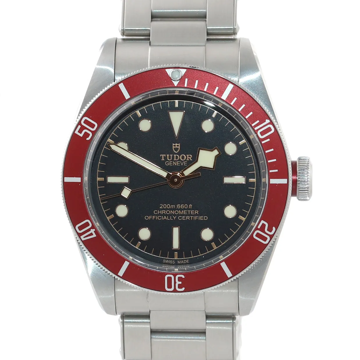 2019 COMPLETE Tudor Heritage Black Bay 79230R Stainless Steel Black Dive Watch