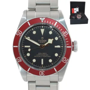 2019 COMPLETE Tudor Heritage Black Bay 79230R Stainless Steel Black Dive Watch