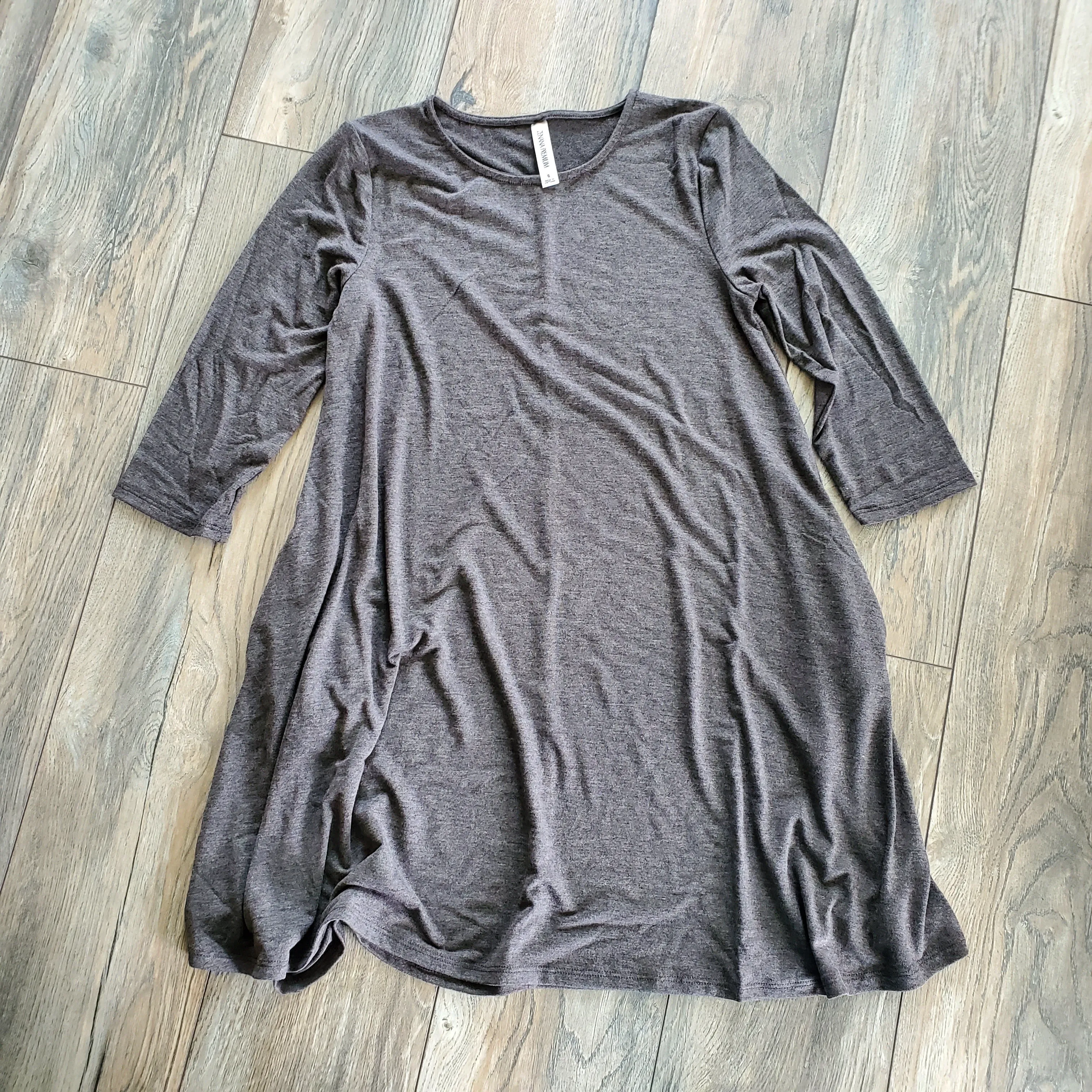 3/4 Sleeve Tunic Dress