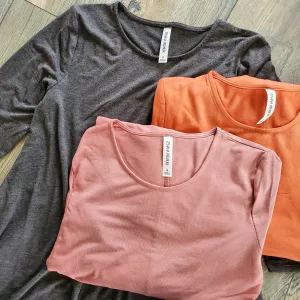 3/4 Sleeve Tunic Dress
