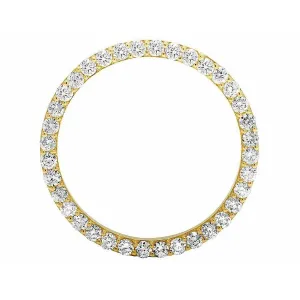 4 Ct Custom 41 Mm Mined Diamond Bezel To Fit Rolex Datejust Or President Watch