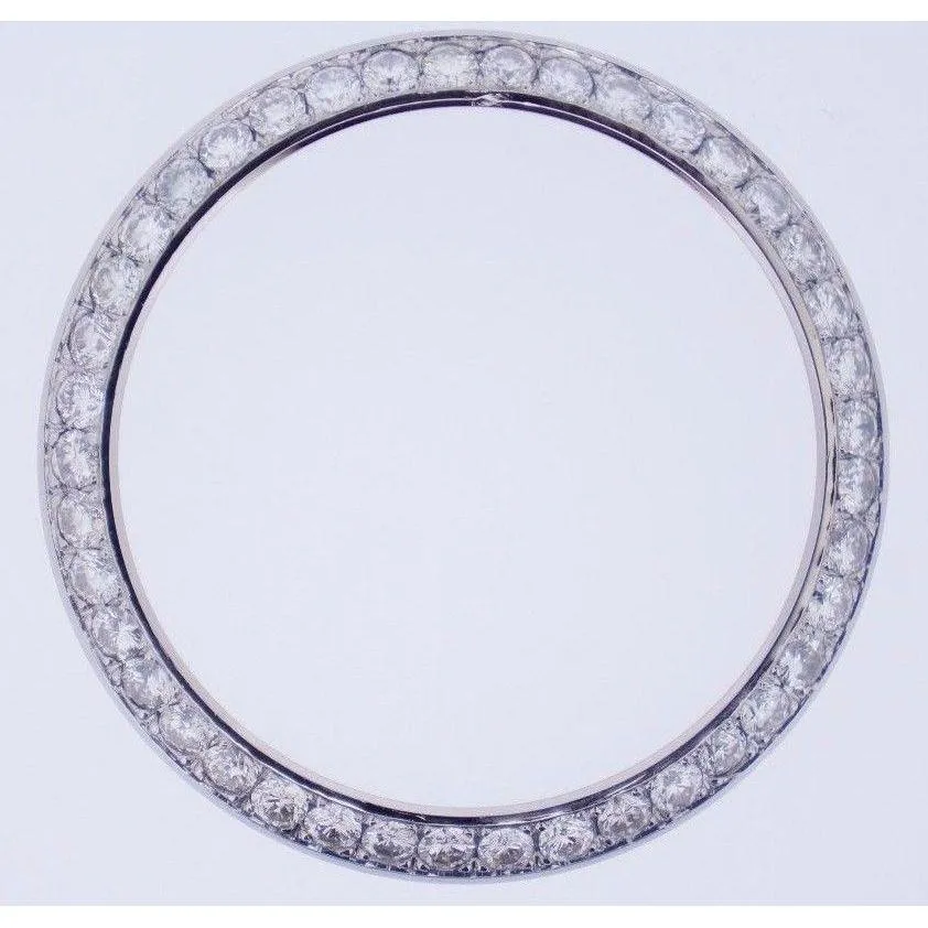 41 Mm Custom Natural Diamond Bezel To Fit Rolex Datejust All Watch Models 5.5 Ct