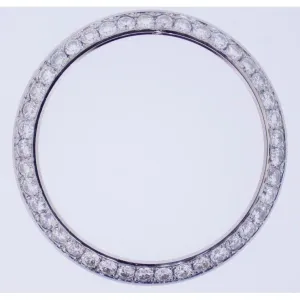 41 Mm Custom Natural Diamond Bezel To Fit Rolex Datejust All Watch Models 5.5 Ct