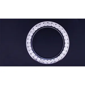 4.5 Ct. Custom Mined Diamond 36 Mm Bezel To Fit Rolex Datejust Or President Watch