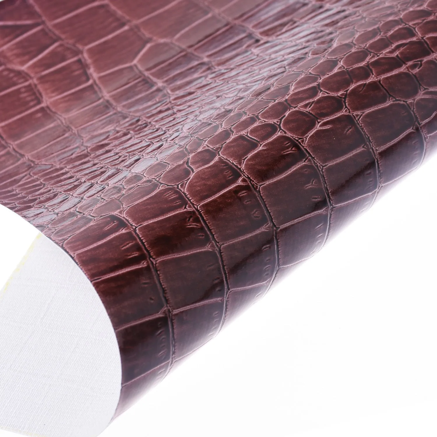 8*12" Crocodile pattern Faux leather sheets Synthetic Leather DIY Hair Bow Making Supplies 1pcs 102646