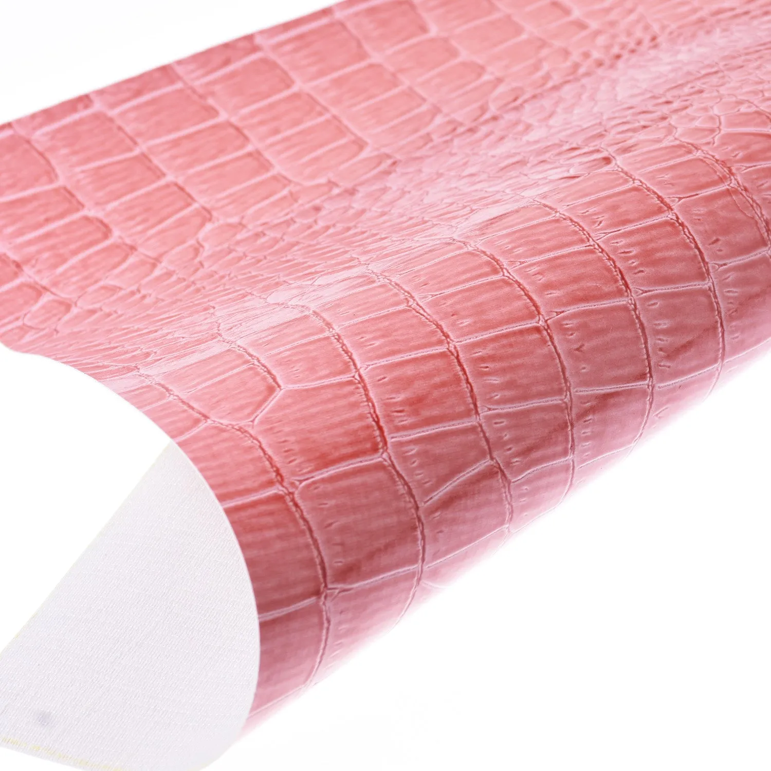 8*12" Crocodile pattern Faux leather sheets Synthetic Leather DIY Hair Bow Making Supplies 1pcs 102646