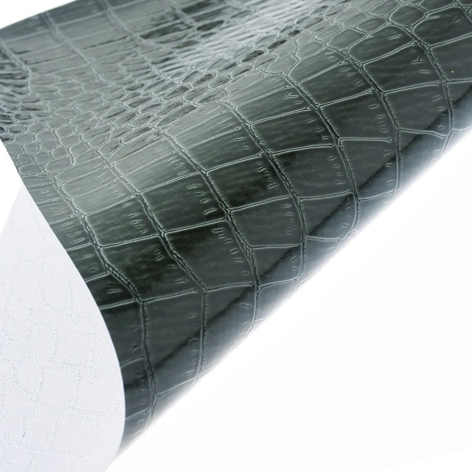 8*12" Crocodile pattern Faux leather sheets Synthetic Leather DIY Hair Bow Making Supplies 1pcs 102646