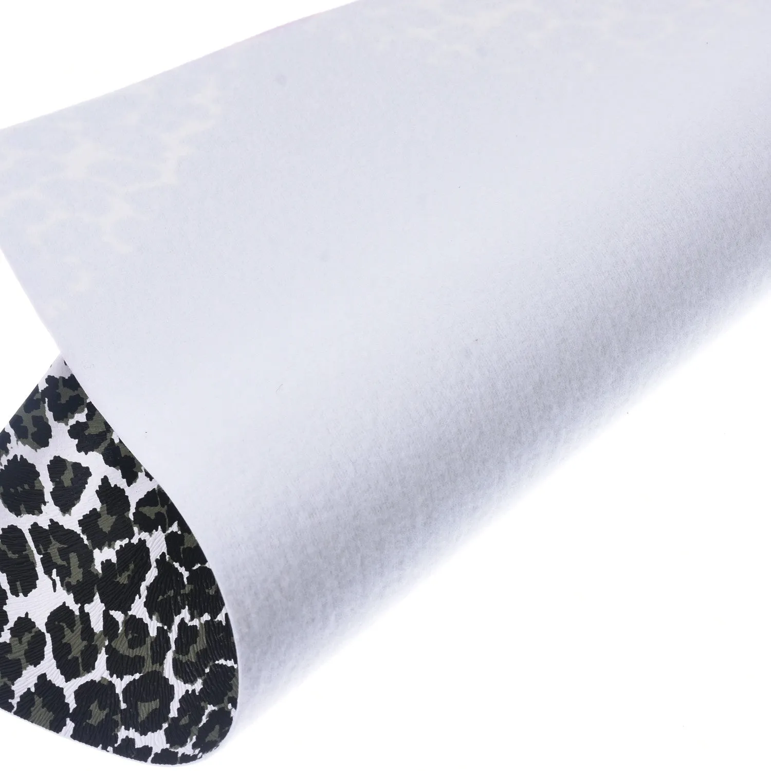8*12" Leopard Pattern Faux leather sheets Synthetic PU Leather Fabric Sheets Craft supplies 1pcs 102653
