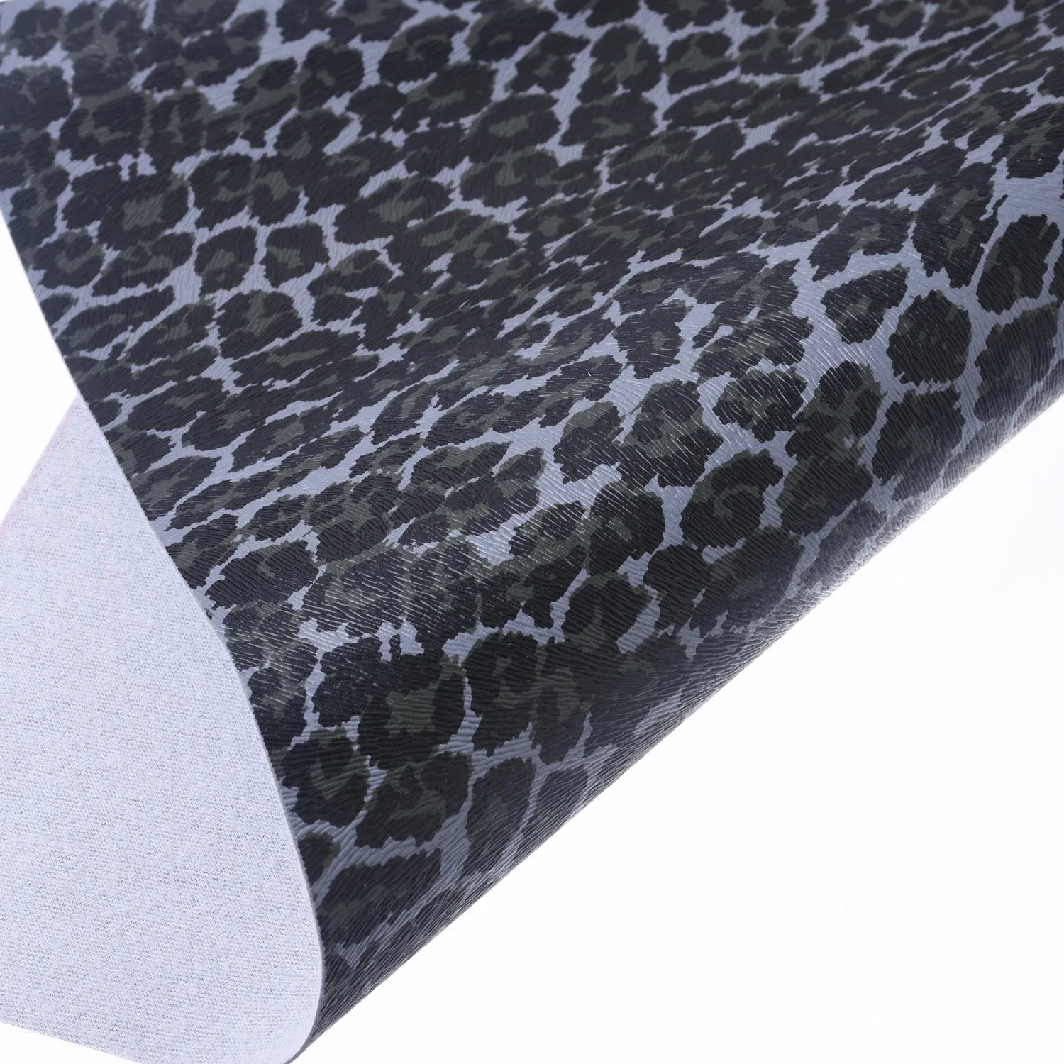 8*12" Leopard Pattern Faux leather sheets Synthetic PU Leather Fabric Sheets Craft supplies 1pcs 102653