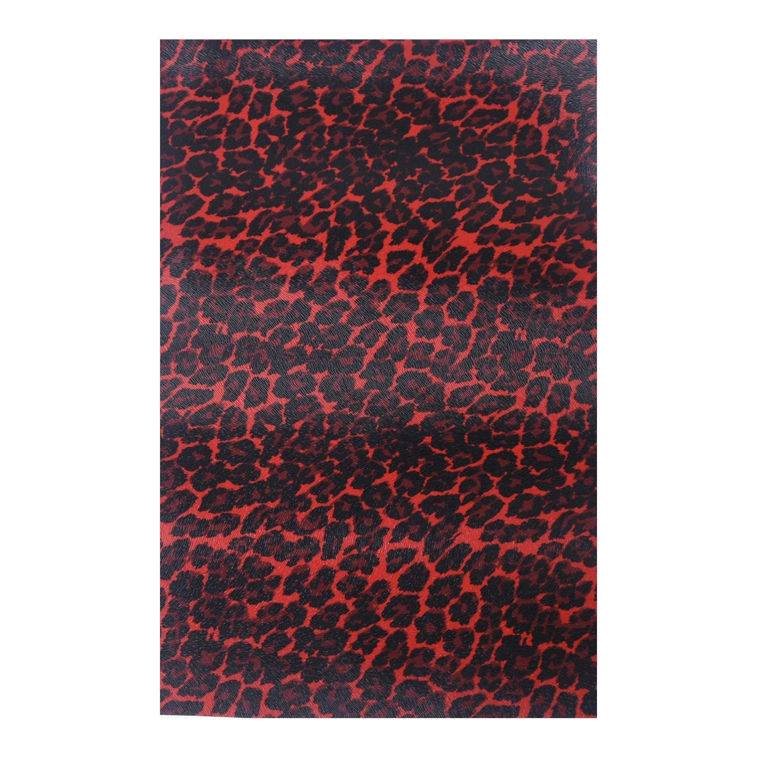 8*12" Leopard Pattern Faux leather sheets Synthetic PU Leather Fabric Sheets Craft supplies 1pcs 102653