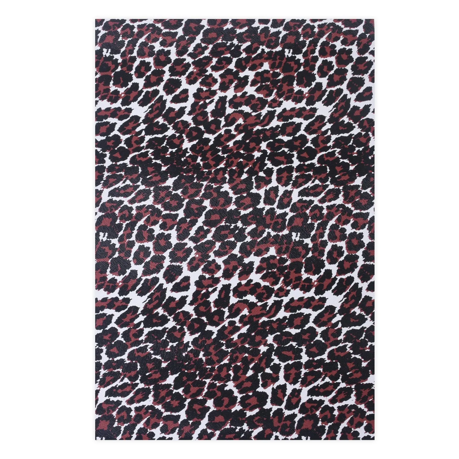 8*12" Leopard Pattern Faux leather sheets Synthetic PU Leather Fabric Sheets Craft supplies 1pcs 102653