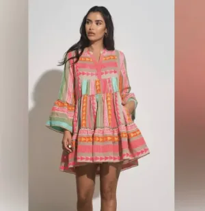 A-Line Print Babydoll