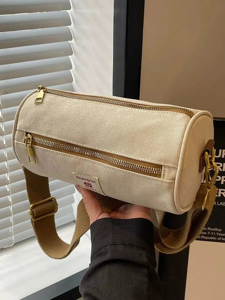 Adjustable Strap Canvas Duffel Bag