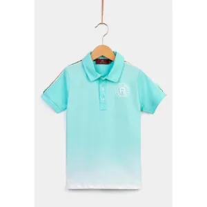 Aigner Kids Boy's Blue Polo T-shirt