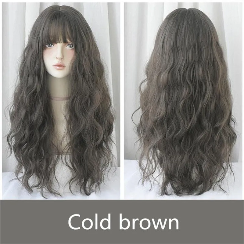 AIR BANGS WOOL CURLY WIG UB3343