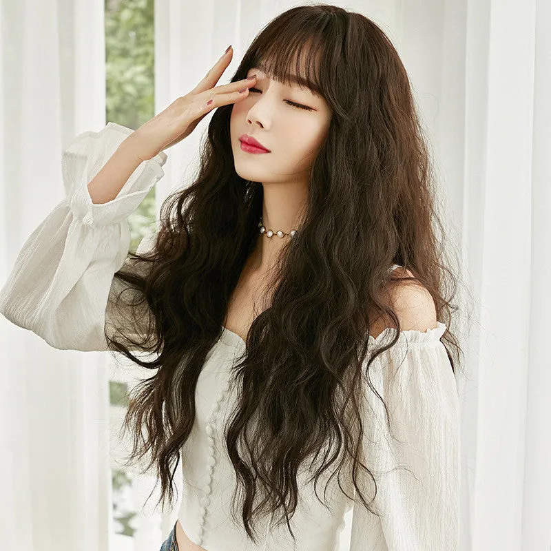 AIR BANGS WOOL CURLY WIG UB3343