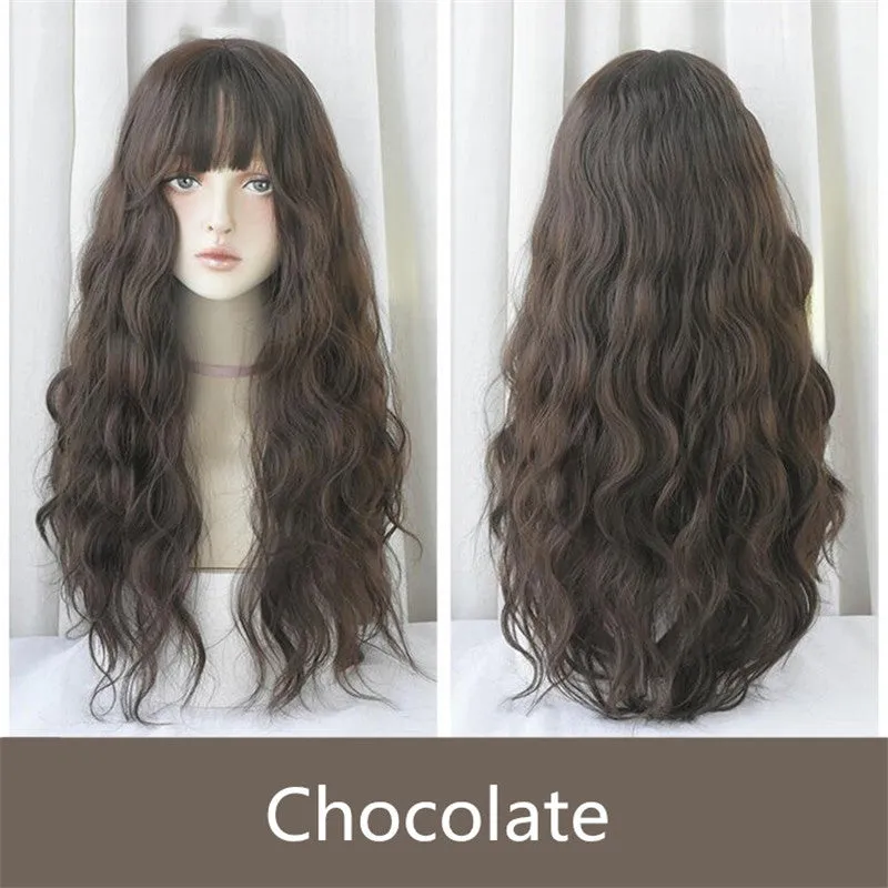 AIR BANGS WOOL CURLY WIG UB3343