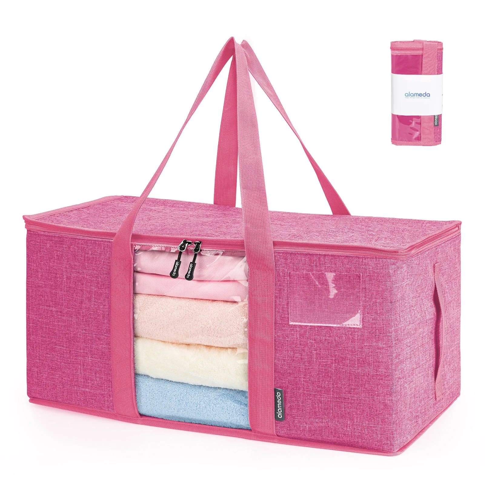 Alameda Large Capacity Storage Bags, Heavy Duty Moving Bag with Clear Window