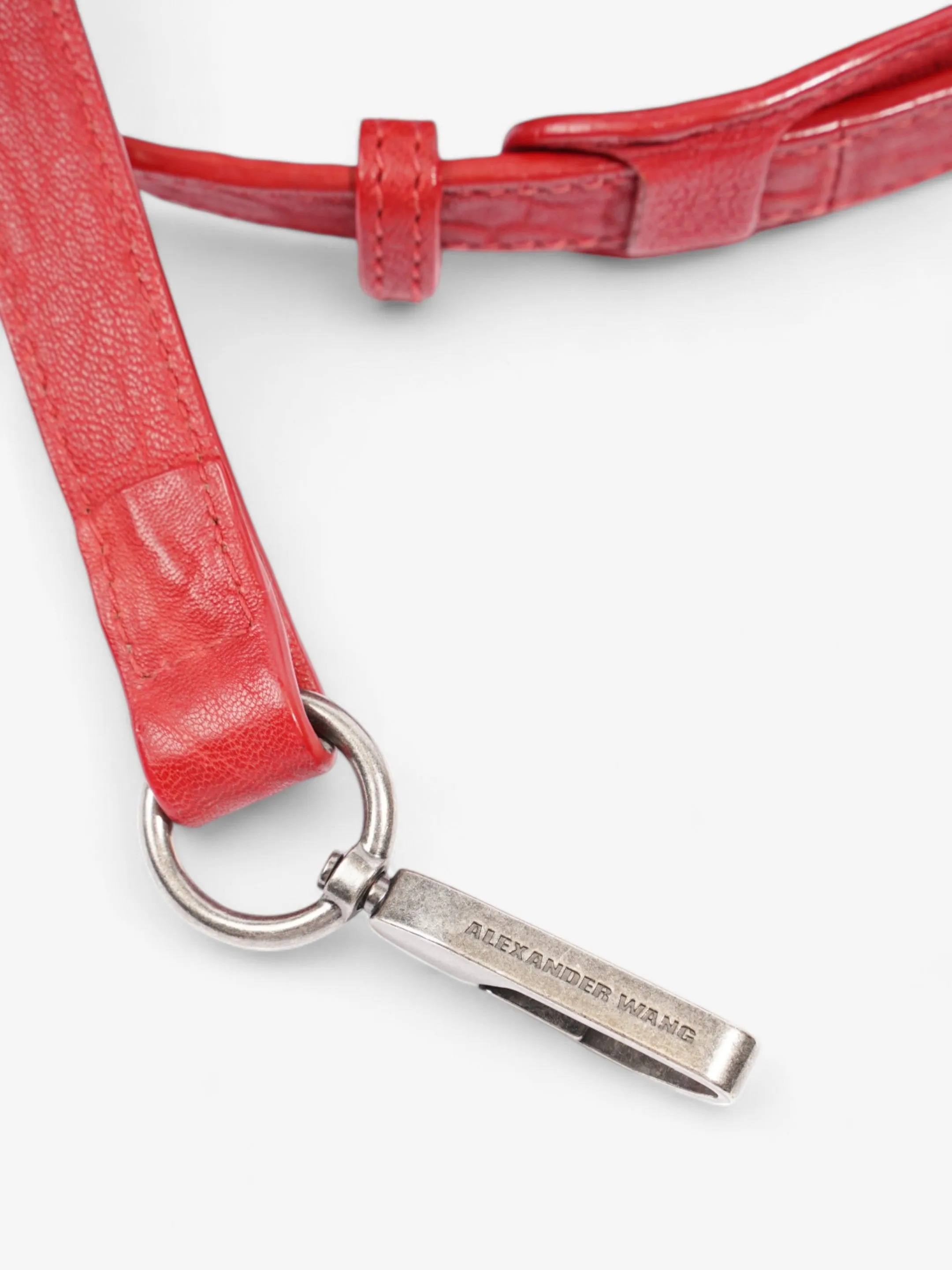 Alexander Wang Rockie Duffel Red Leather