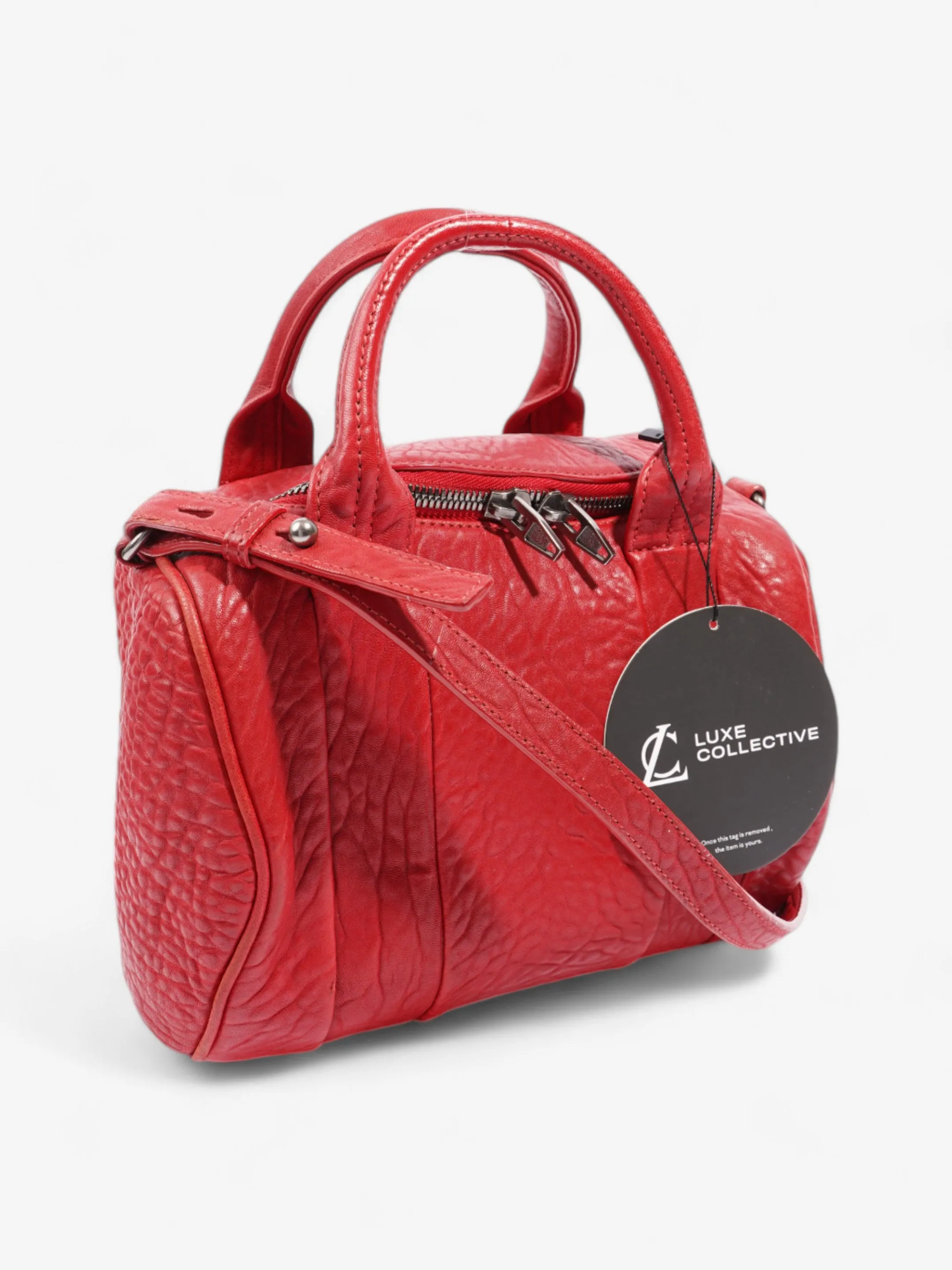 Alexander Wang Rockie Duffel Red Leather