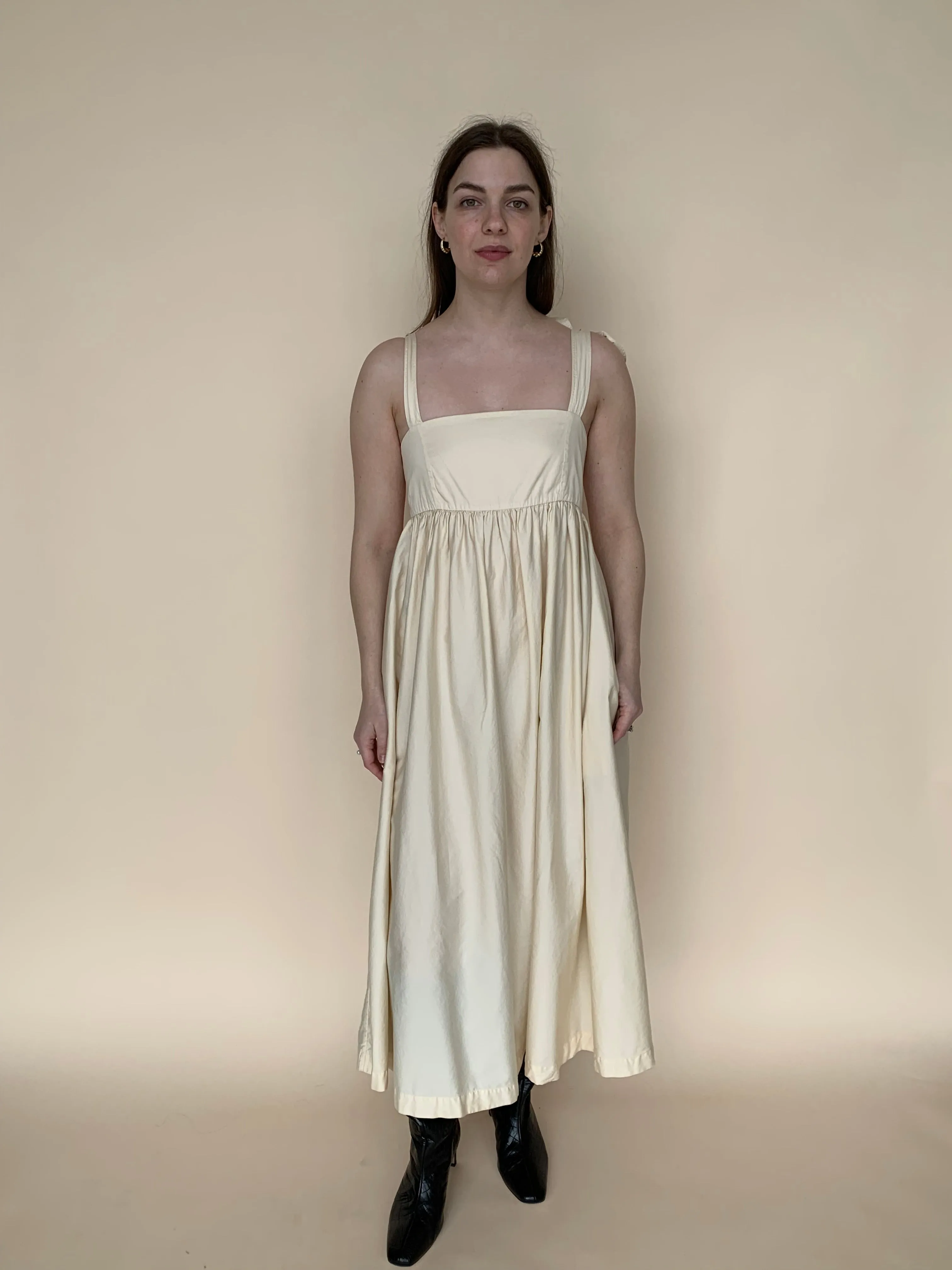 Ali Golden smock dress