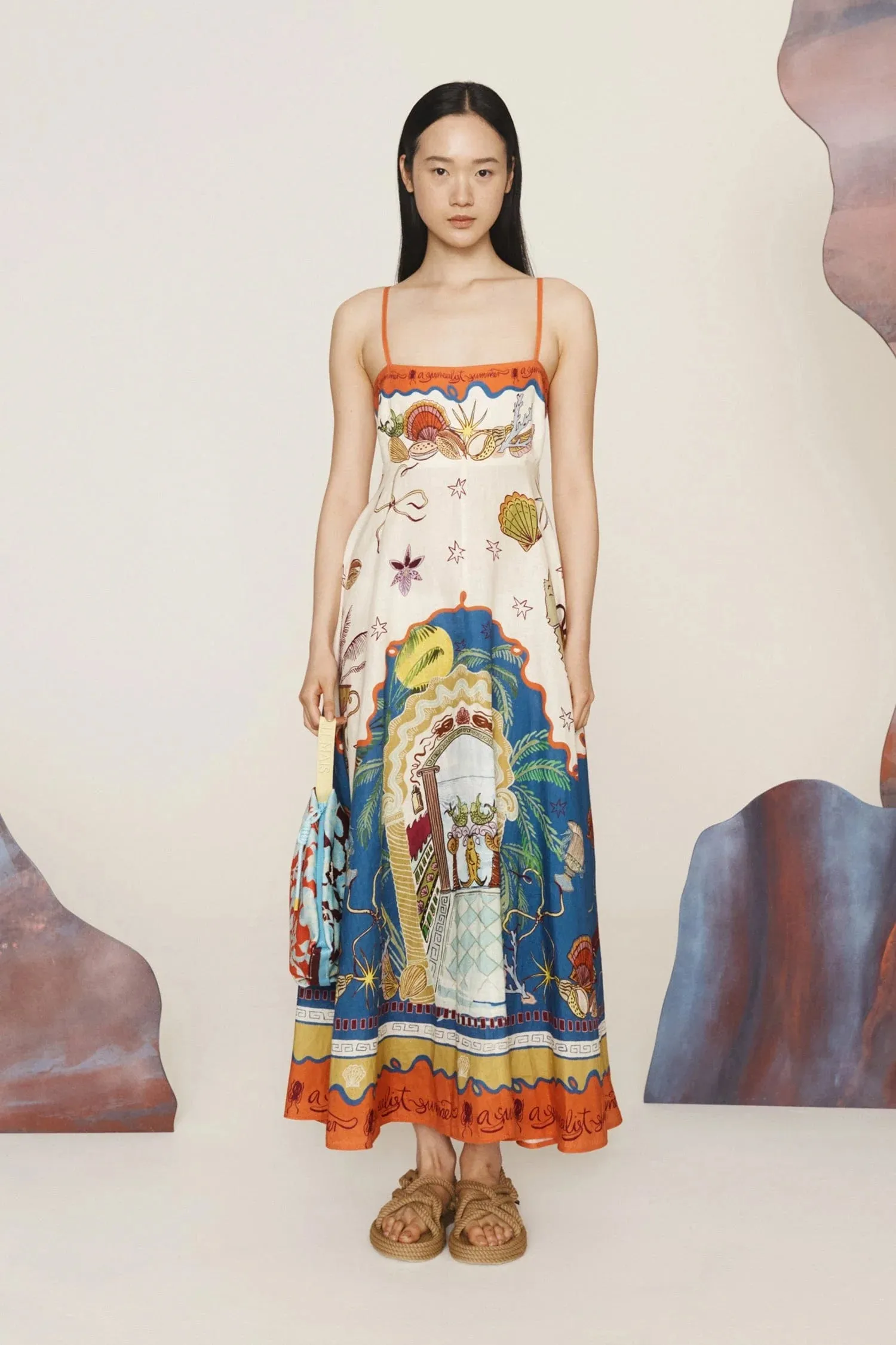 ALÉMAIS SURREALIST SUMMER SUNDRESS