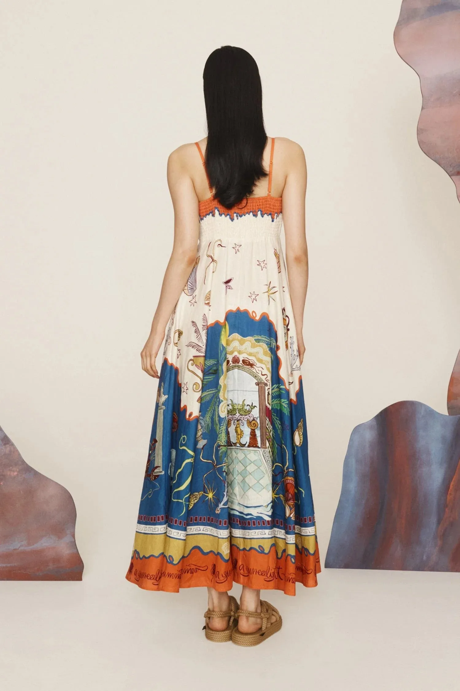 ALÉMAIS SURREALIST SUMMER SUNDRESS