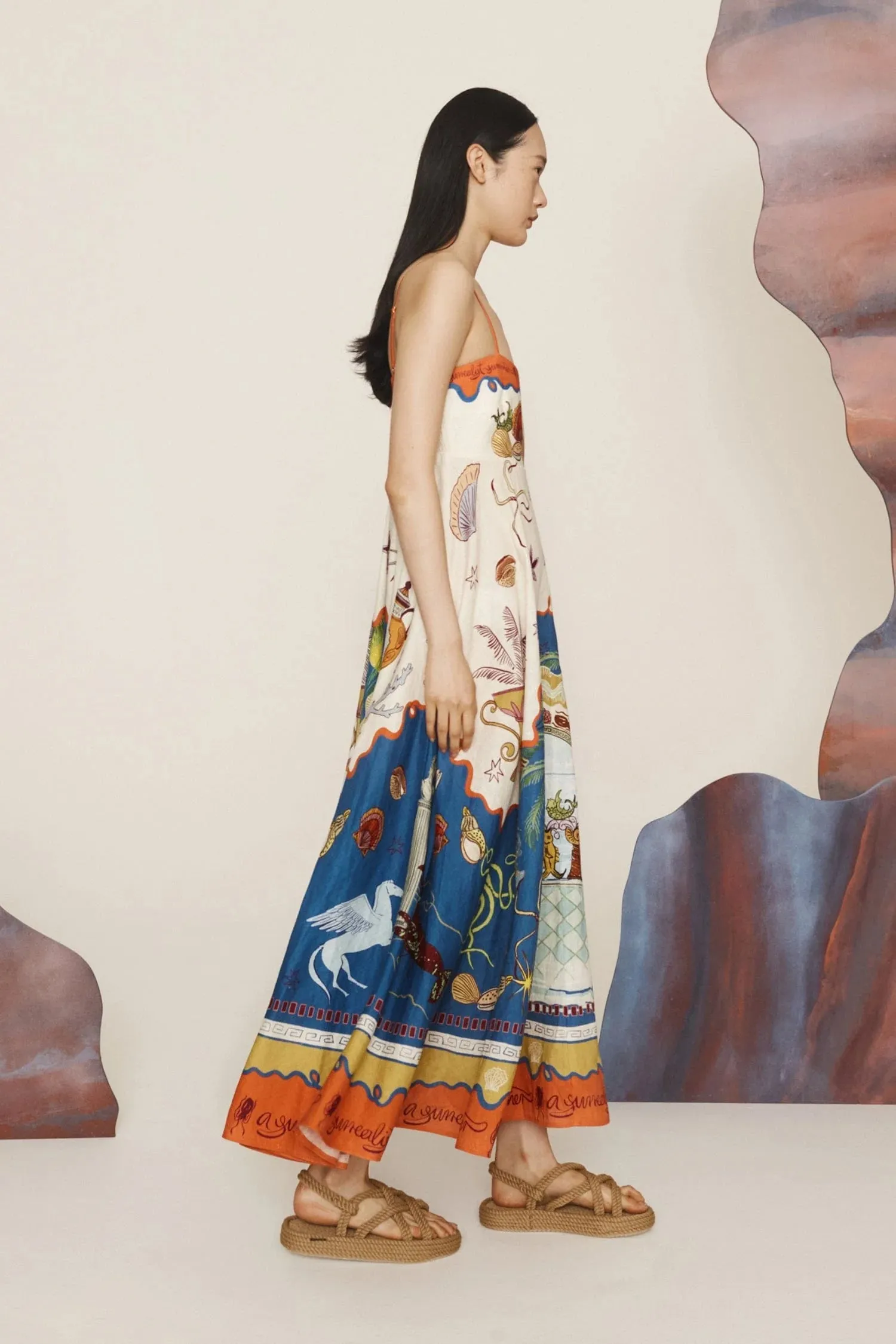 ALÉMAIS SURREALIST SUMMER SUNDRESS