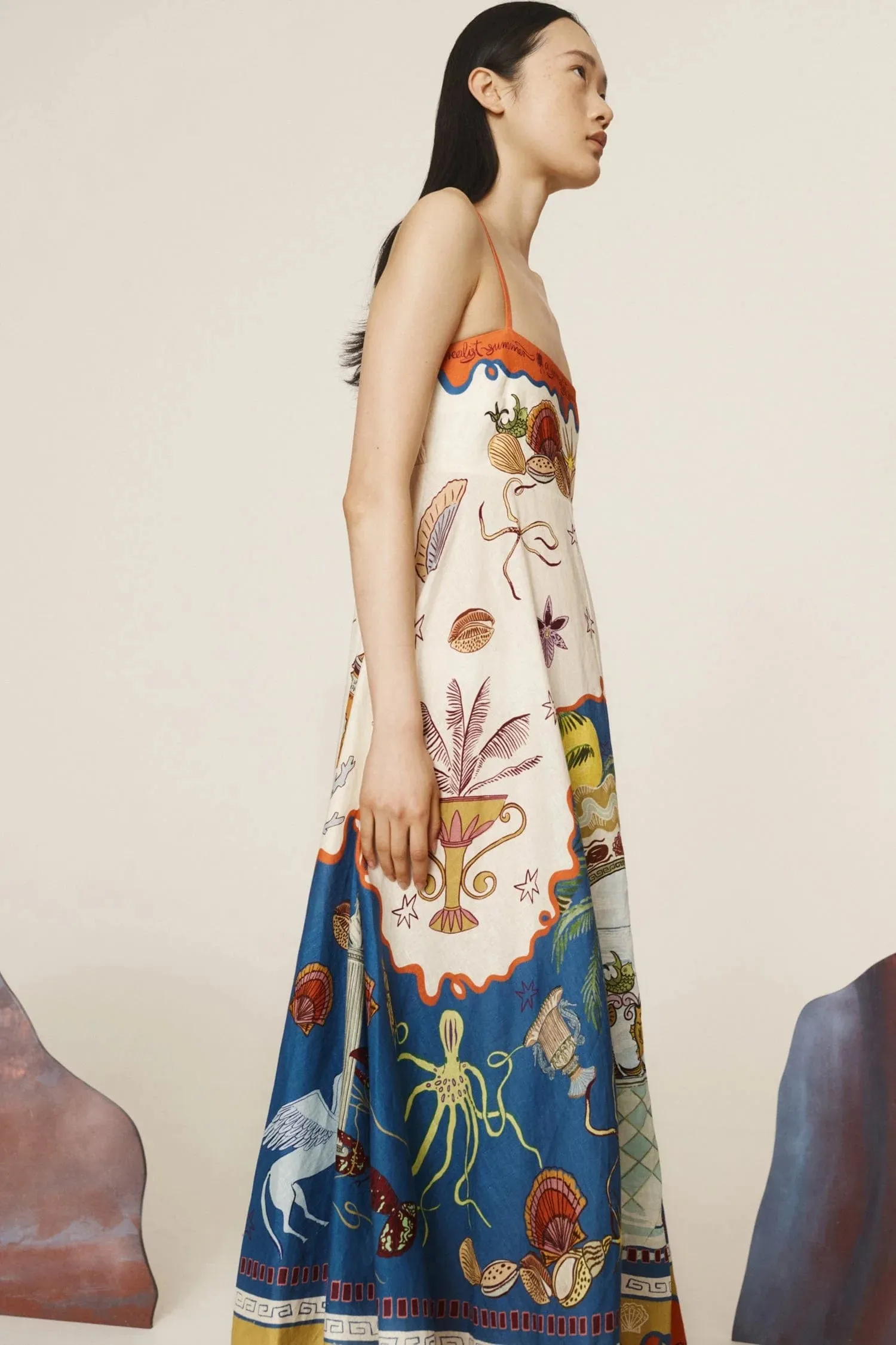 ALÉMAIS SURREALIST SUMMER SUNDRESS