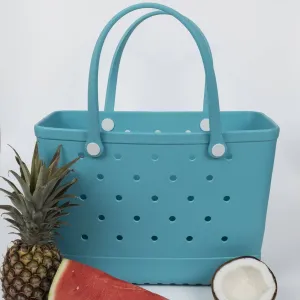 Aloha Vegan Tote Bag | Large | Blue