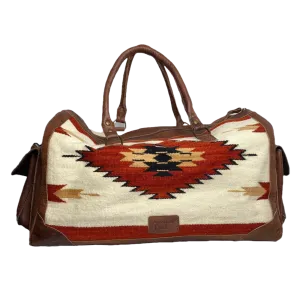 American Darling® White & Red Aztec Duffel Bag ADBG605B