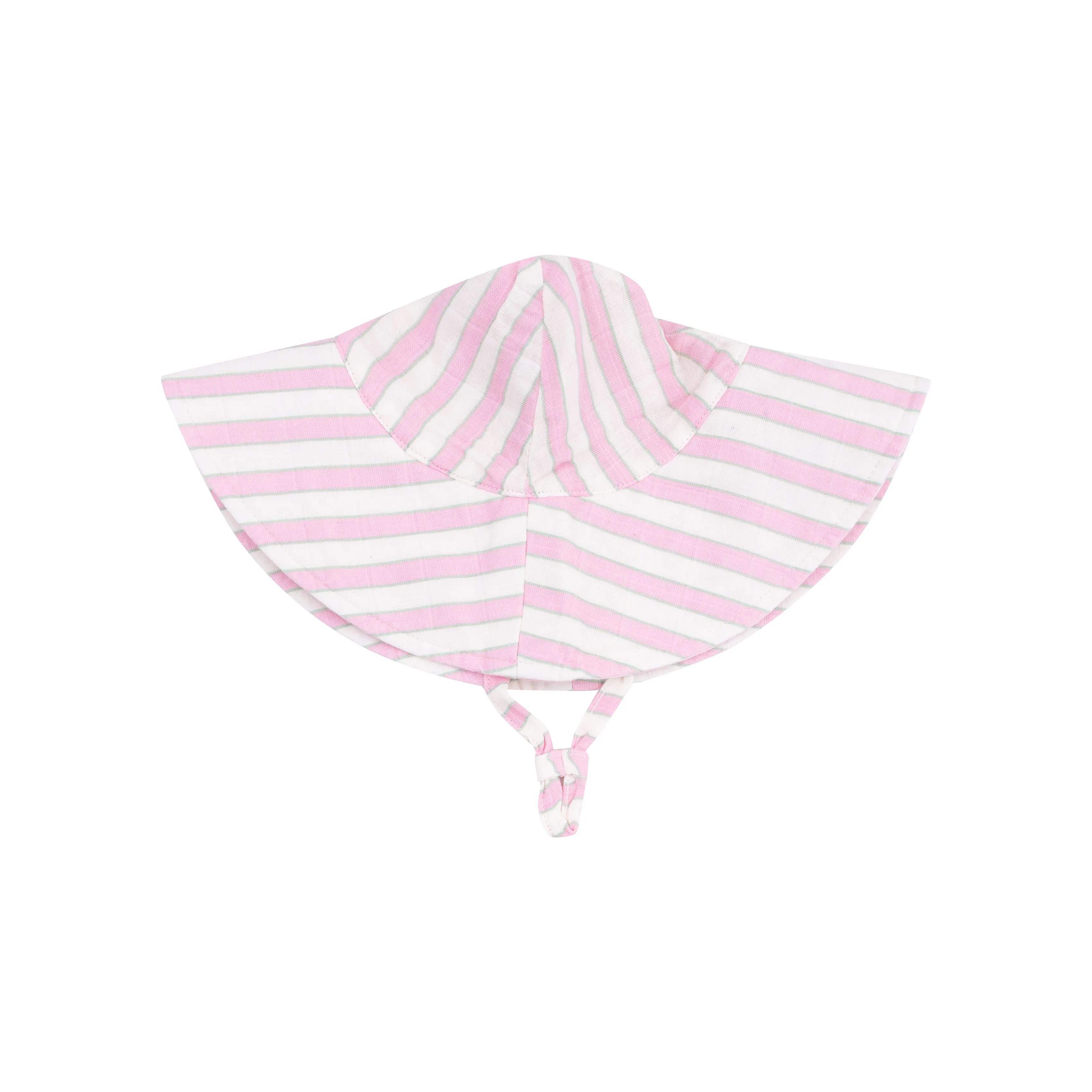 Angel Dear || Candy Stripe Wide Brim Sunhat