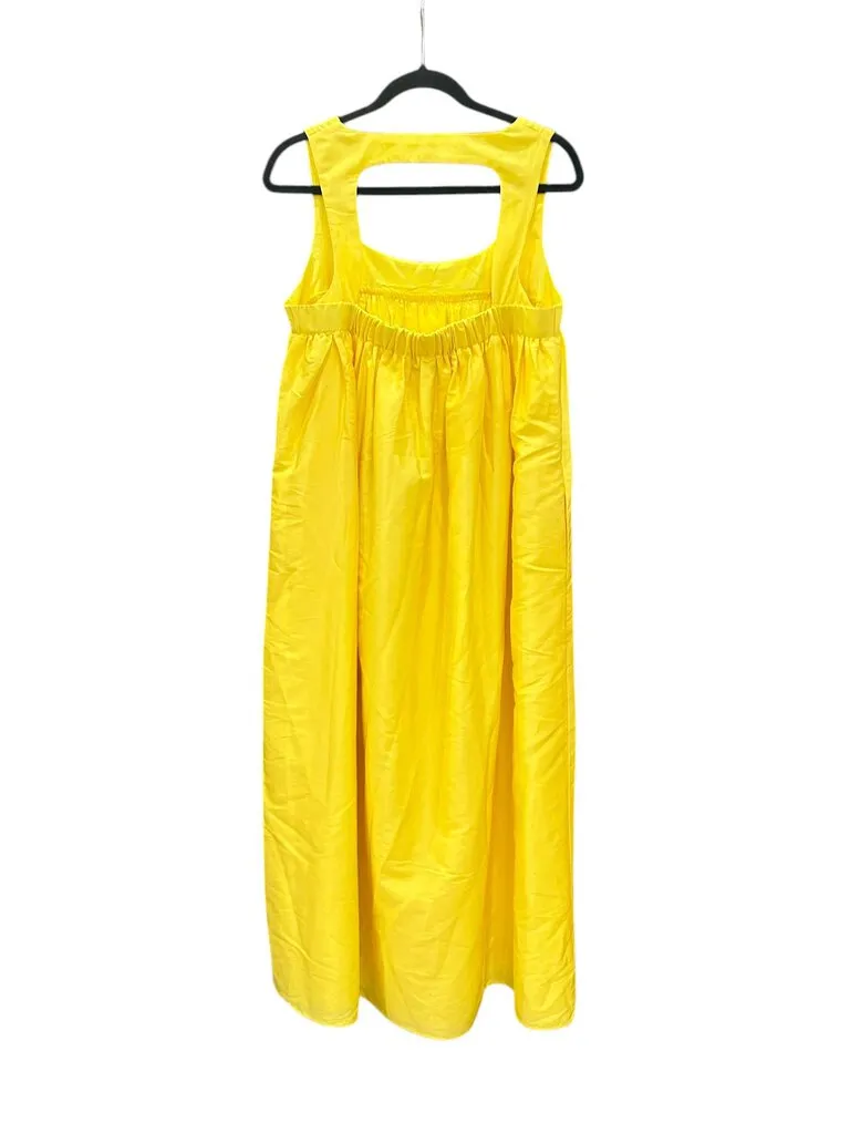 Anthropologie maxi sundress NWT yellow medium