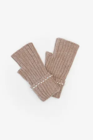 Antler NZ Pearl Fingerless Gloves - Natural