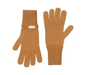 Aske Long W, Cashmere Gloves - Almond