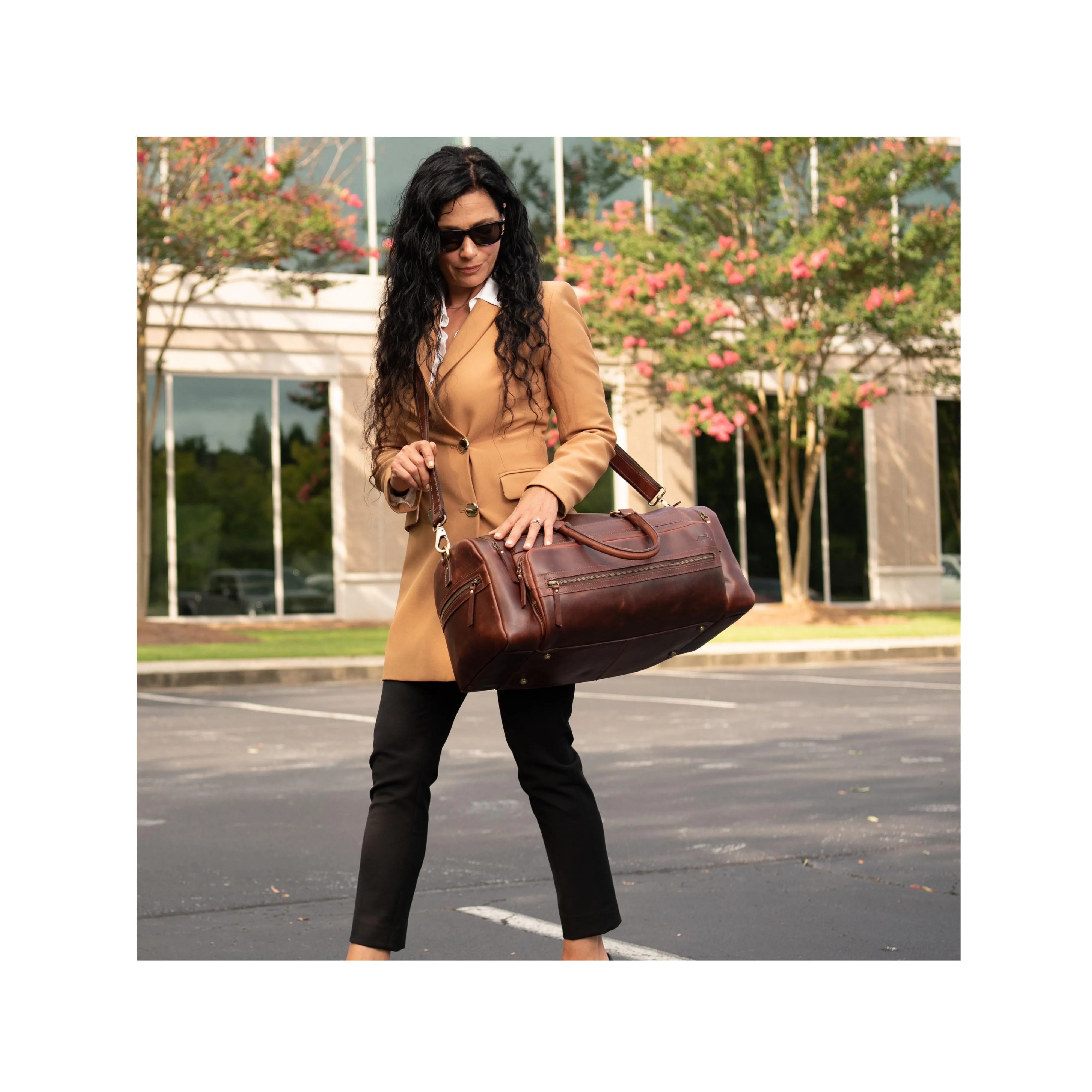 Atlas Leather Duffel Bag