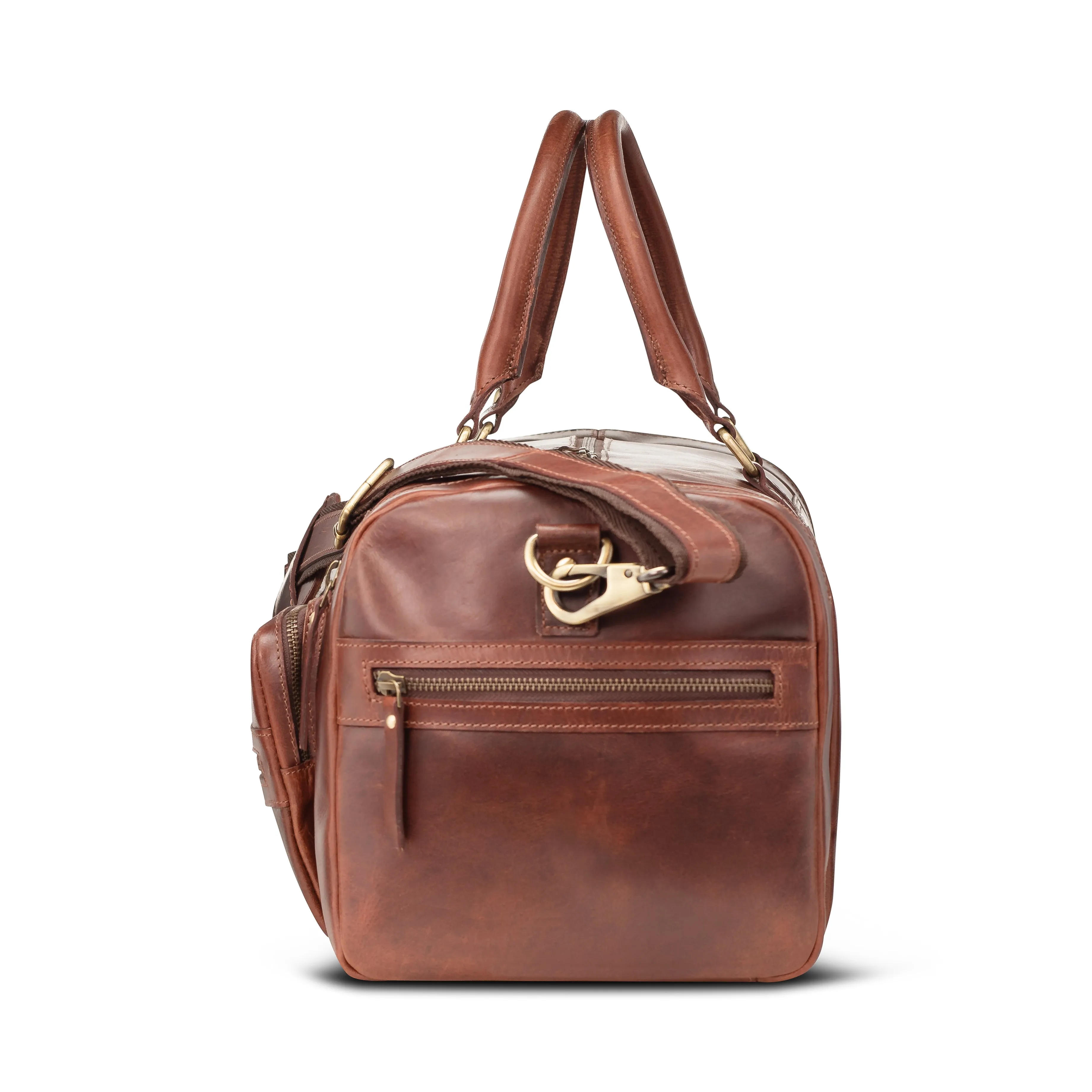 Atlas Leather Duffel Bag