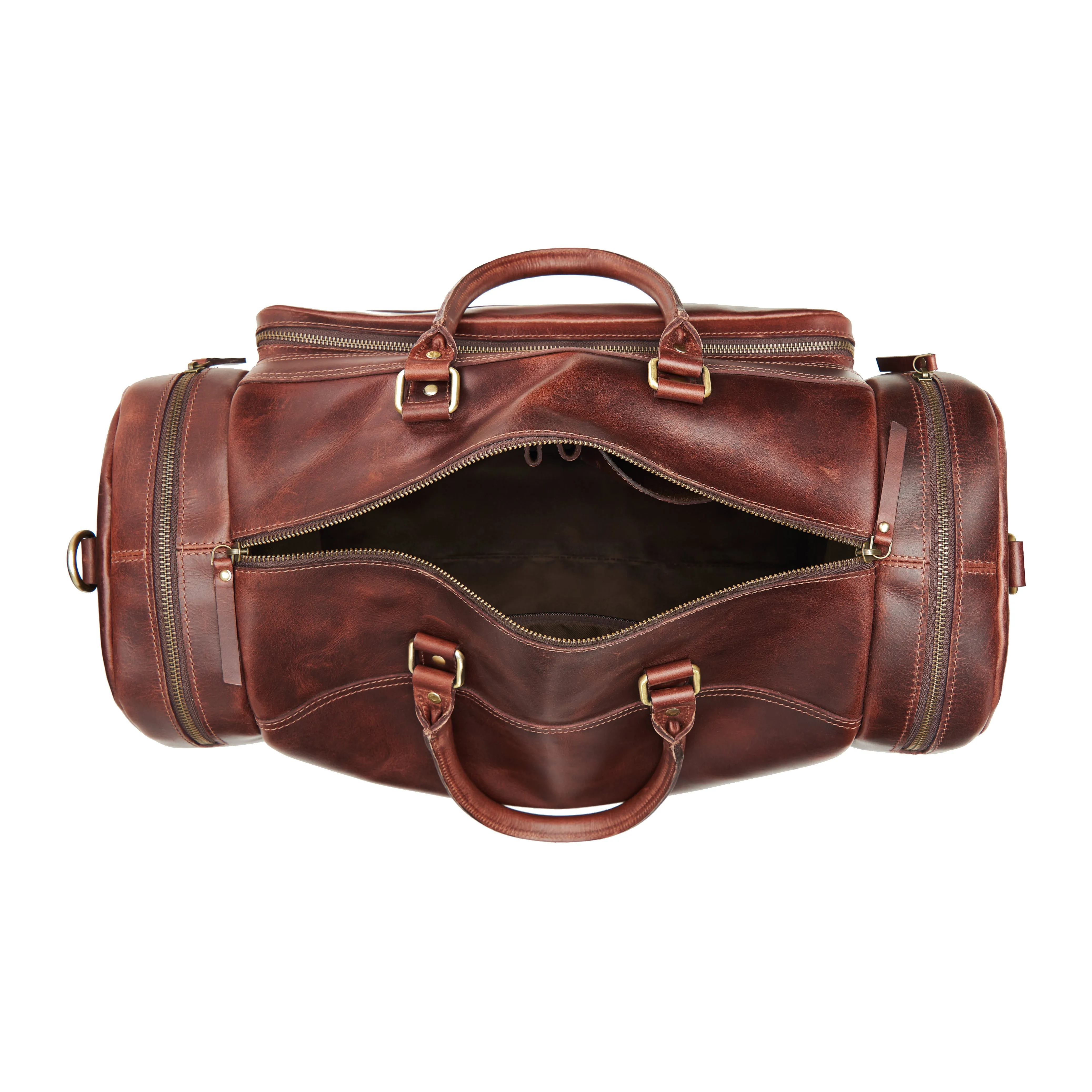 Atlas Leather Duffel Bag