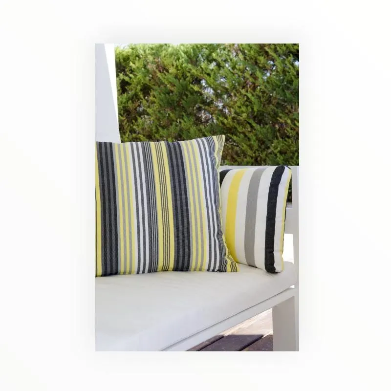 Bahamas Outdoor Canvas Stripe Green 150 cm