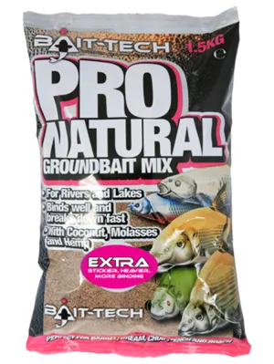 BAIT TECH New Pro Natural River Extra (1.5kg)