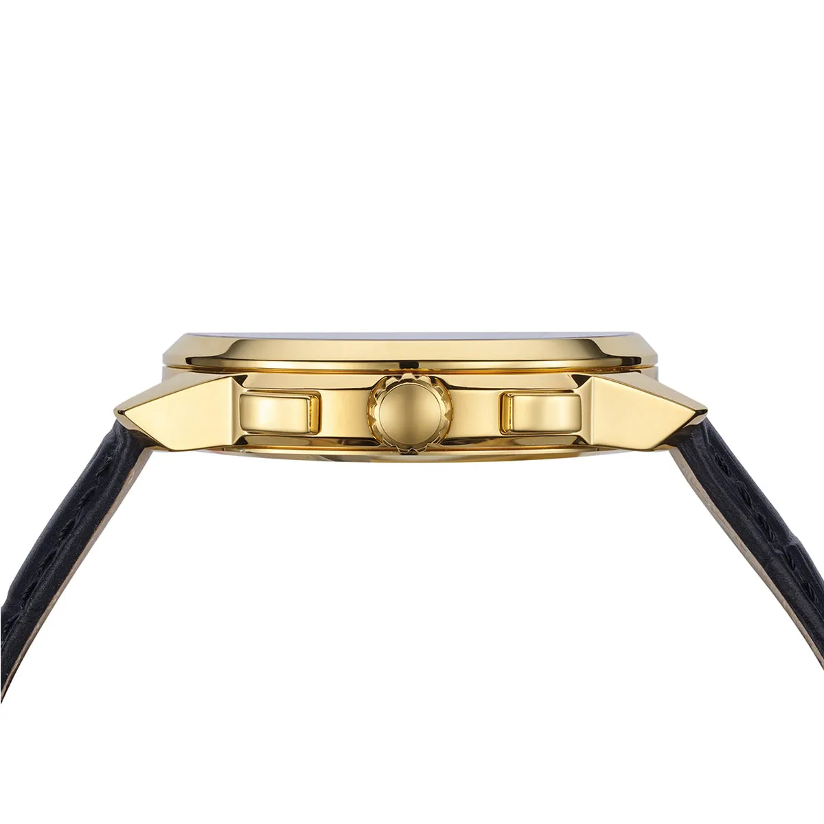 Balmain Madrigal 42mm Chronograph Yellow Gold-Black Men's Watch B74803264